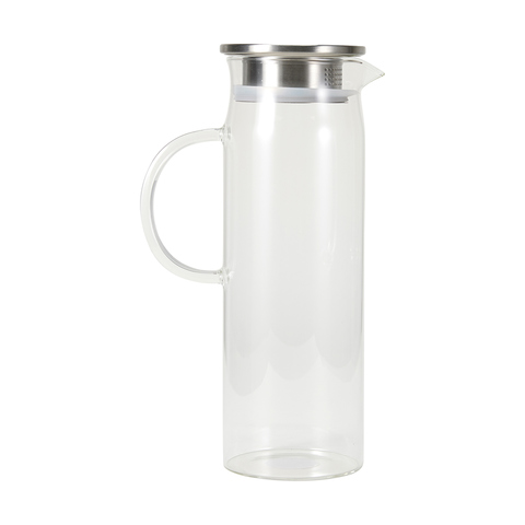 Glass Jug With Stainless Steel Lid Kmart - glass of water with ice roblox