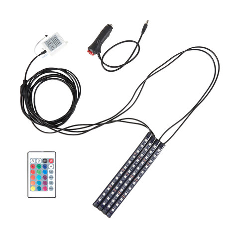 LED Car Strip Light with Remote | Kmart