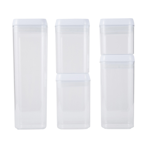 5 Piece Food Storage Set Kmart 5 Piece Food Storage Set Kmart, Clear Storage Containers Kmart