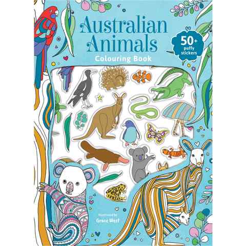 Download Australian Animals Colouring Book | Kmart