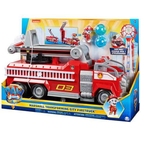 marshall transforming city firetruck