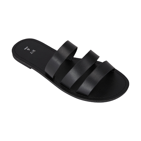 kmart black slides