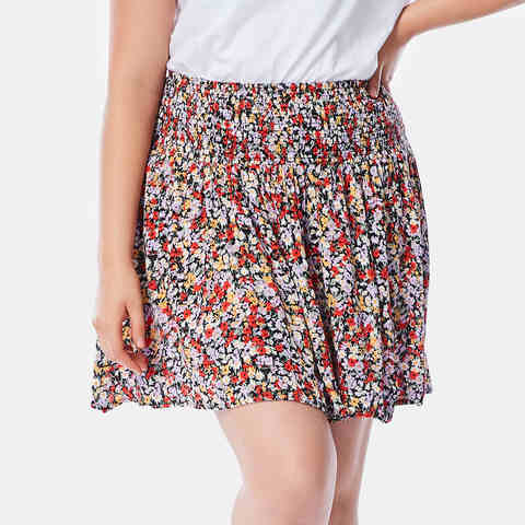 kmart short black skirt