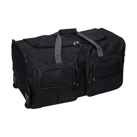 Duffle Bag with Wheels - Black | Kmart