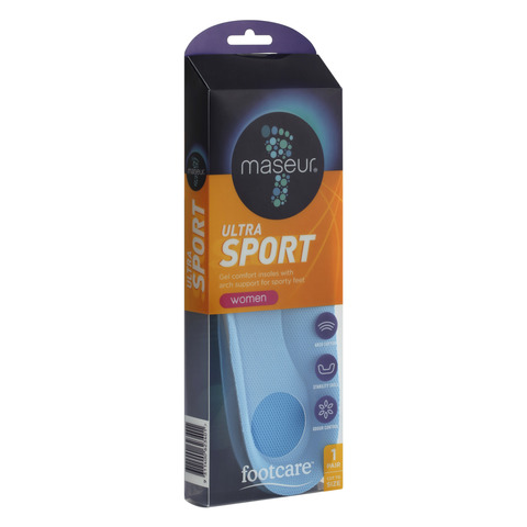 Footcare Ultra Sport Insoles - Blue | Kmart
