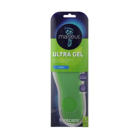 Footcare Ultra Gel Insoles - Green | Kmart