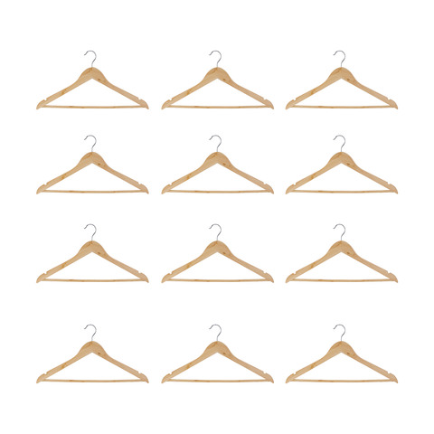 wooden coat hangers big w