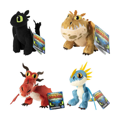 Dreamworks How To Train Your Dragon Plush Toy Assorted - how to train your dragon toothless plane roblox