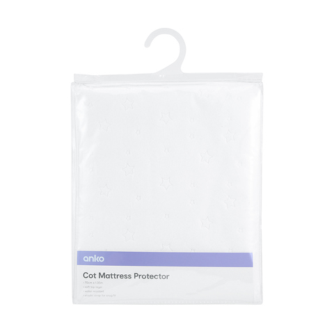 Cot Mattress Protector - White | Kmart