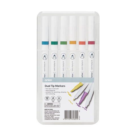 dual tip pens