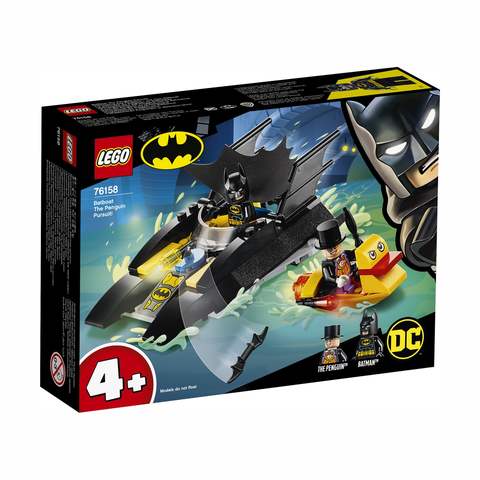 Lego Dc Comics Super Heroes Batboat The Penguin Pursuit 76158 Kmart - justice league roblox super power training simulator