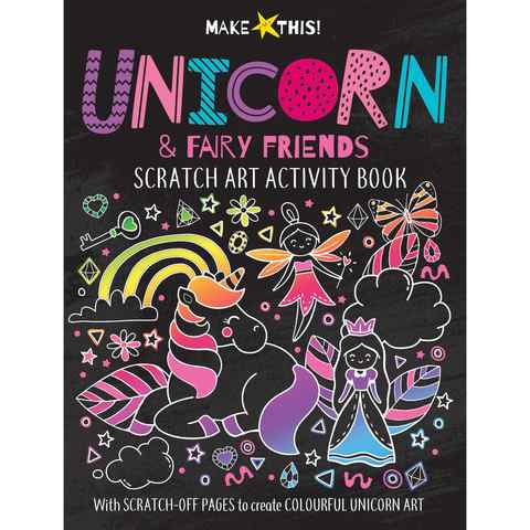 Unicorn Fairy Friends Scratch Art Activity Book - Kmart