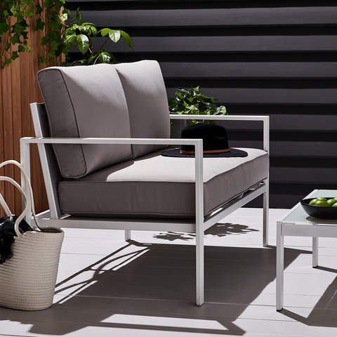 Coastal Outdoor Double Lounge Chair Kmart, Kmart Outdoor Wicker Furniture