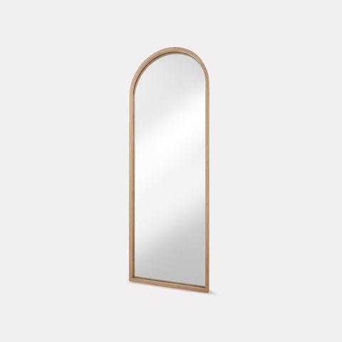 Arch Oak Look Floor Length Mirror Kmart, Wooden Arch Floor Mirror