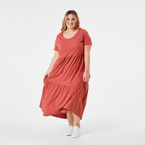 Kmart short sleeve tiered dress Clearance