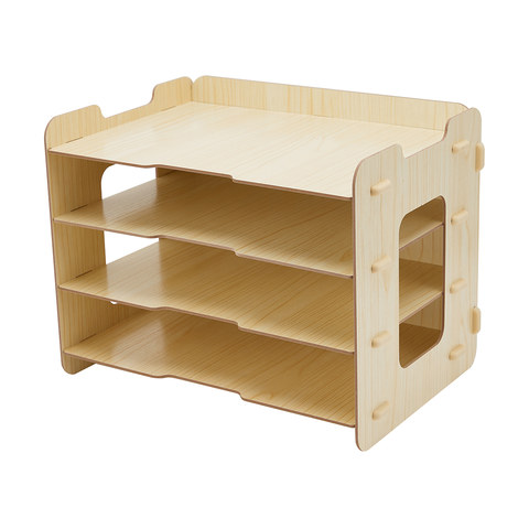 Shelf Desk Organiser Wood Look Kmart