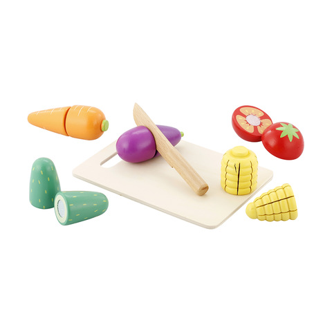 wooden vegetable cutting toys