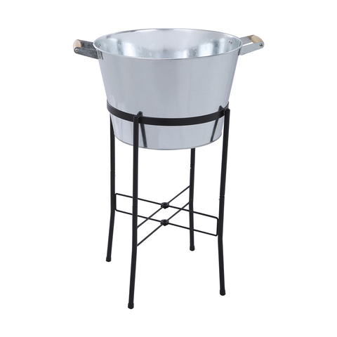 Kmart galvanised tub deals on stand