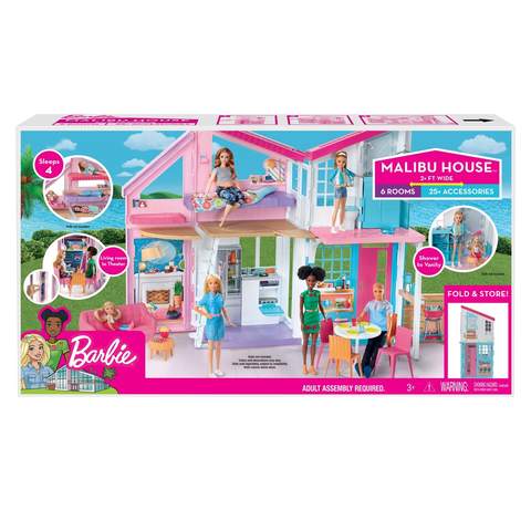 big w barbie doll house