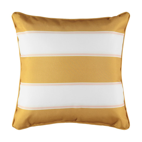 Stripe Outdoor Cushion Mustard Kmart