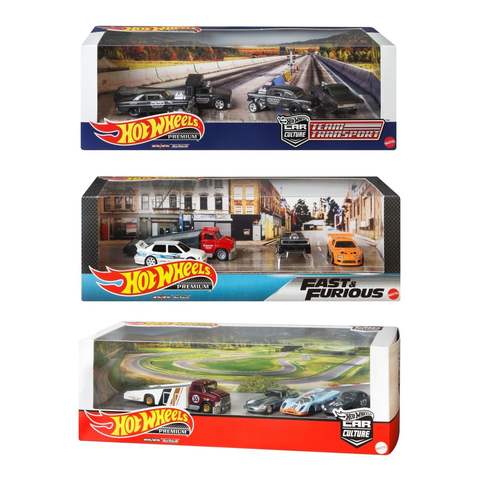 hotwheels premium collector set
