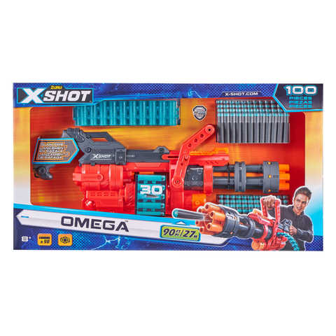 Zuru X Shot Omega Foam Dart Blaster Kmart - omega rainbow suit pants roblox