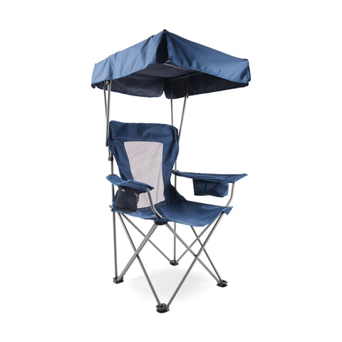 folding chair with sun shade