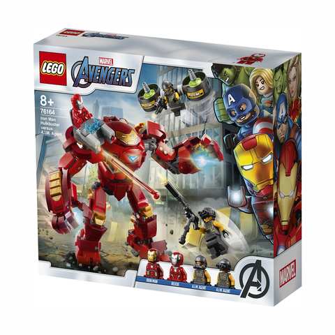 Lego Marvel Avengers Movie 4 Iron Man Hulkbuster Versus A I M Agent 76164 Kmart - hulk buster roblox