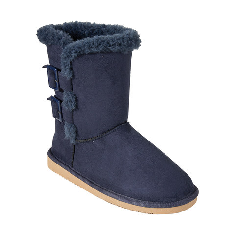 suede slipper boots