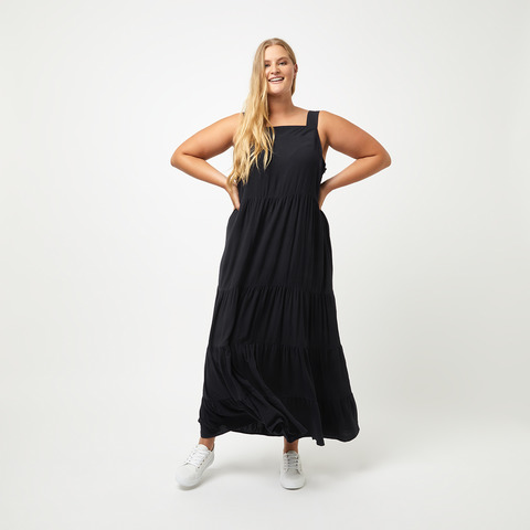 black maxi dress kmart