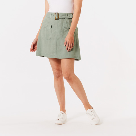 kmart white denim skirt