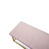 Lilac Velvet Bench