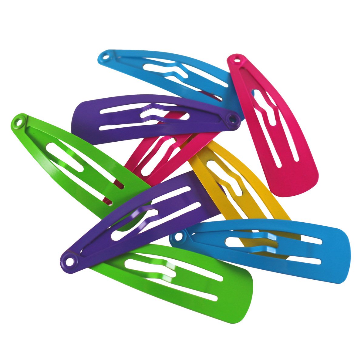 10 Pack Multicolour One Touch Clips | Kmart
