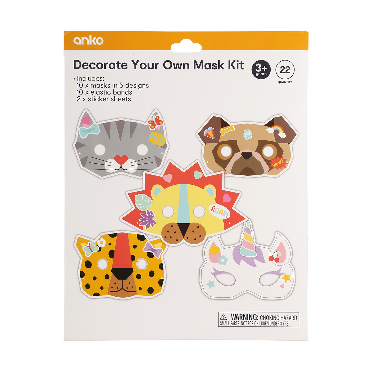 10 Pack Mask Kit Kmart