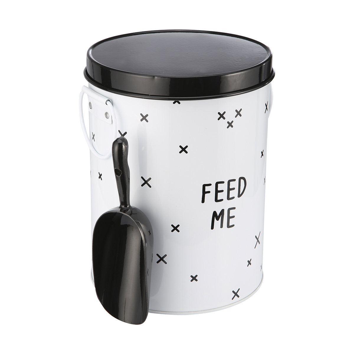 Pet Food Storage Tin 5 5l Kmart Pet Food Storage Tin 5 5l Hover Over Image To Zoom