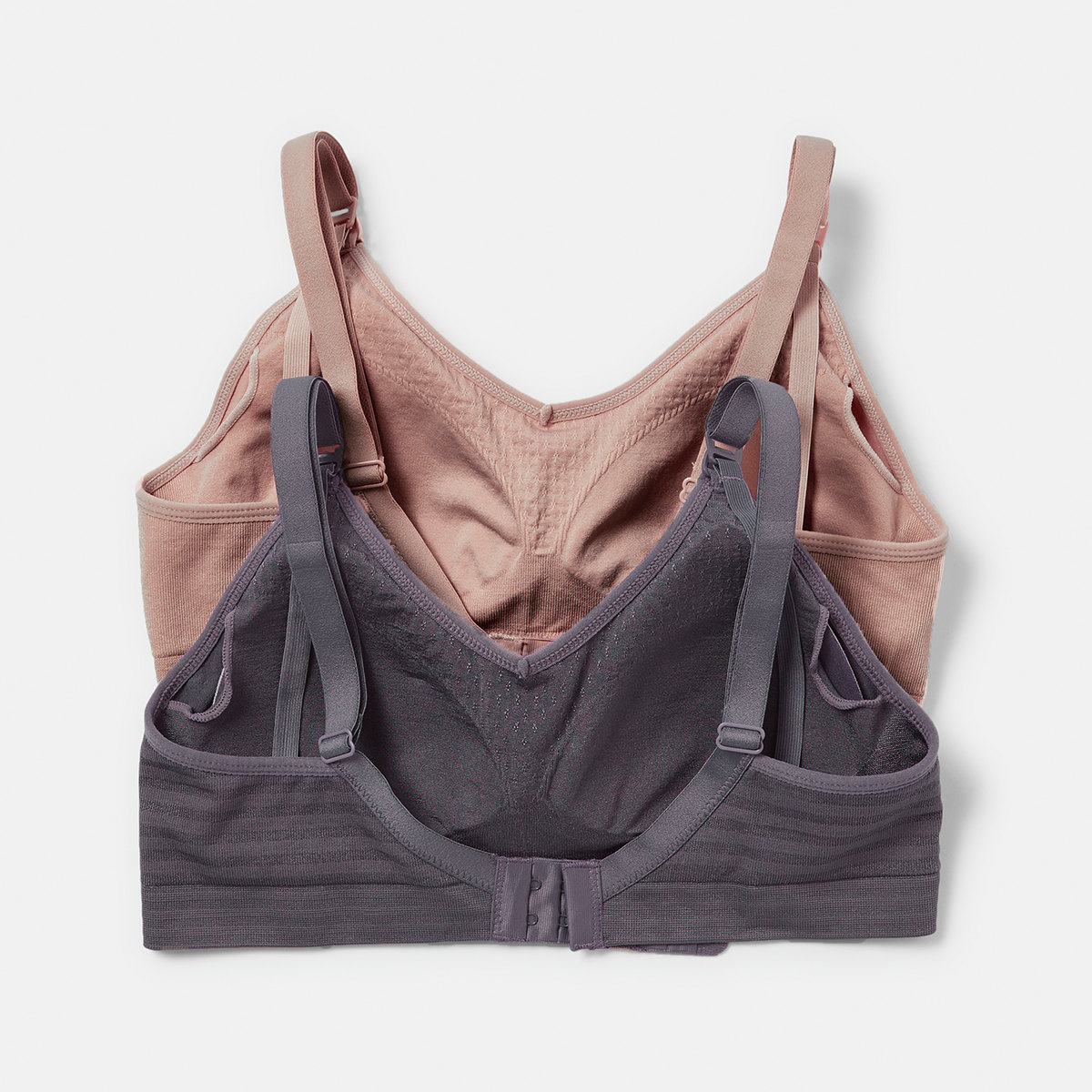 2 Pack Maternity Seamfree Crop Bra Kmart