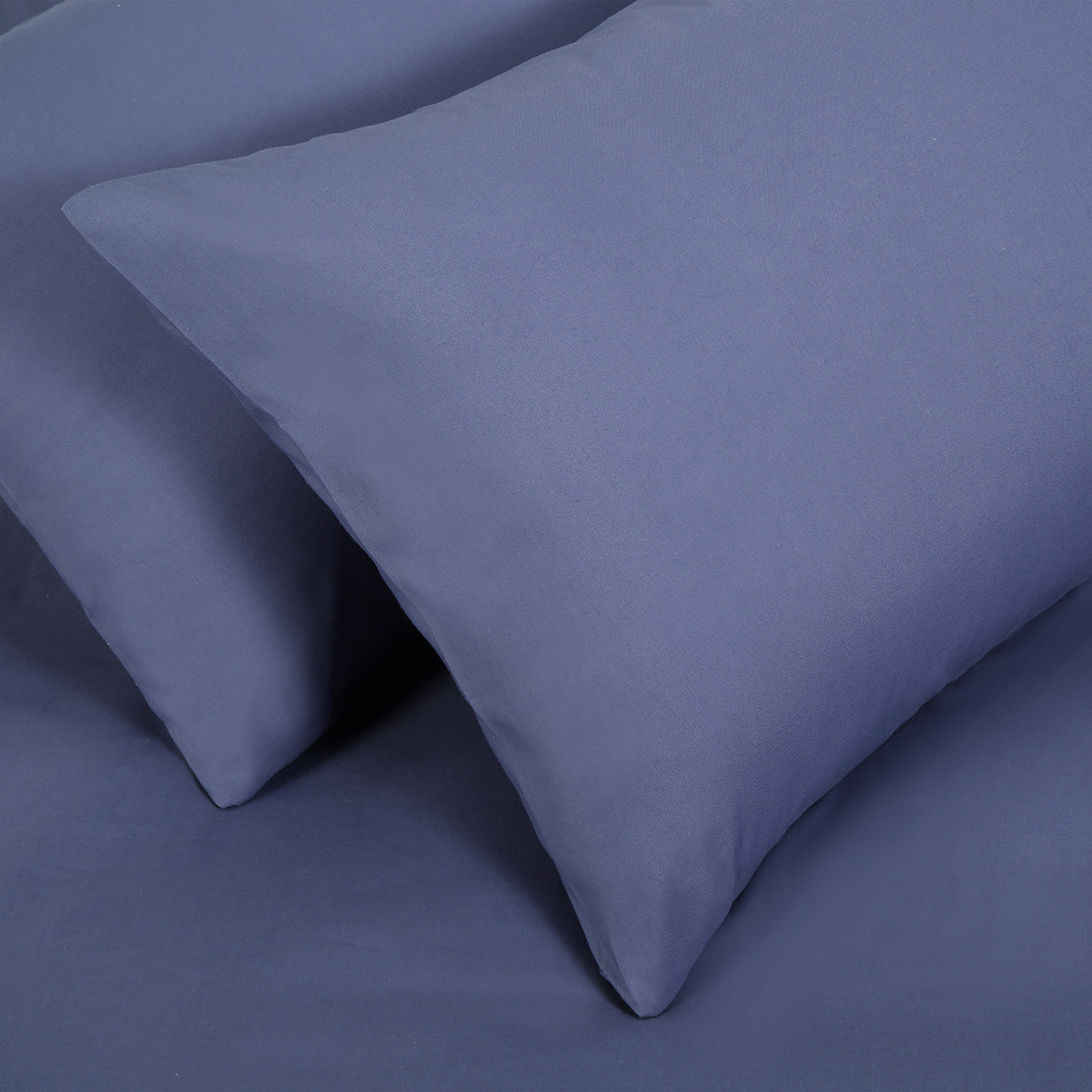180 Thread Count Sheet Set Queen Bed, Mid Blue Kmart