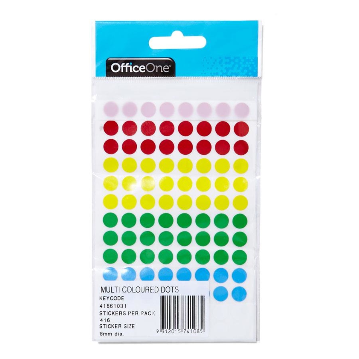 MultiColoured Dot Stickers Bumper Pack of 416 Kmart