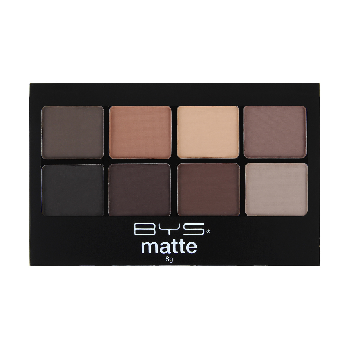BYS 8 Palette Matte Eyeshadow Set - 8g, Neutrals | Kmart