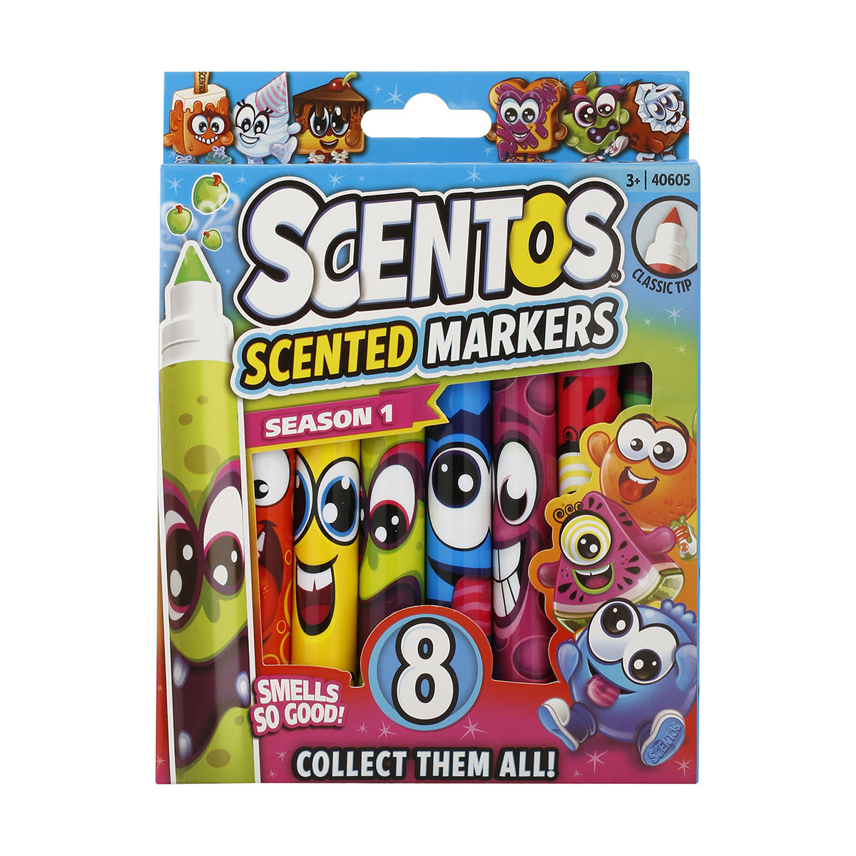 8 Pack Scentos Scented Markers Kmart