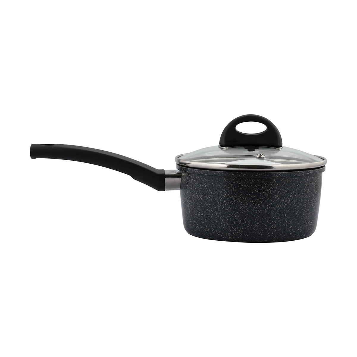 16cm Aluminium Saucepan Stone Grey Kmart