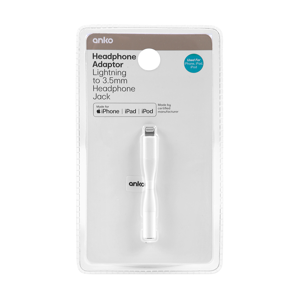 Lightning to 3.5mm Headphone Adaptor Kmart