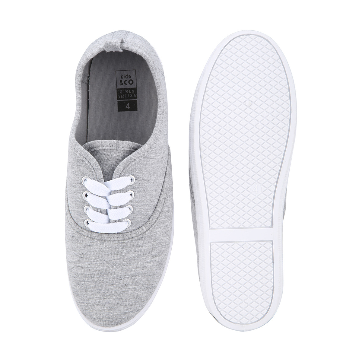Kmart Now Canvas White Lace Up Shoes Kmart Now Canvas White Lace Up Shoes