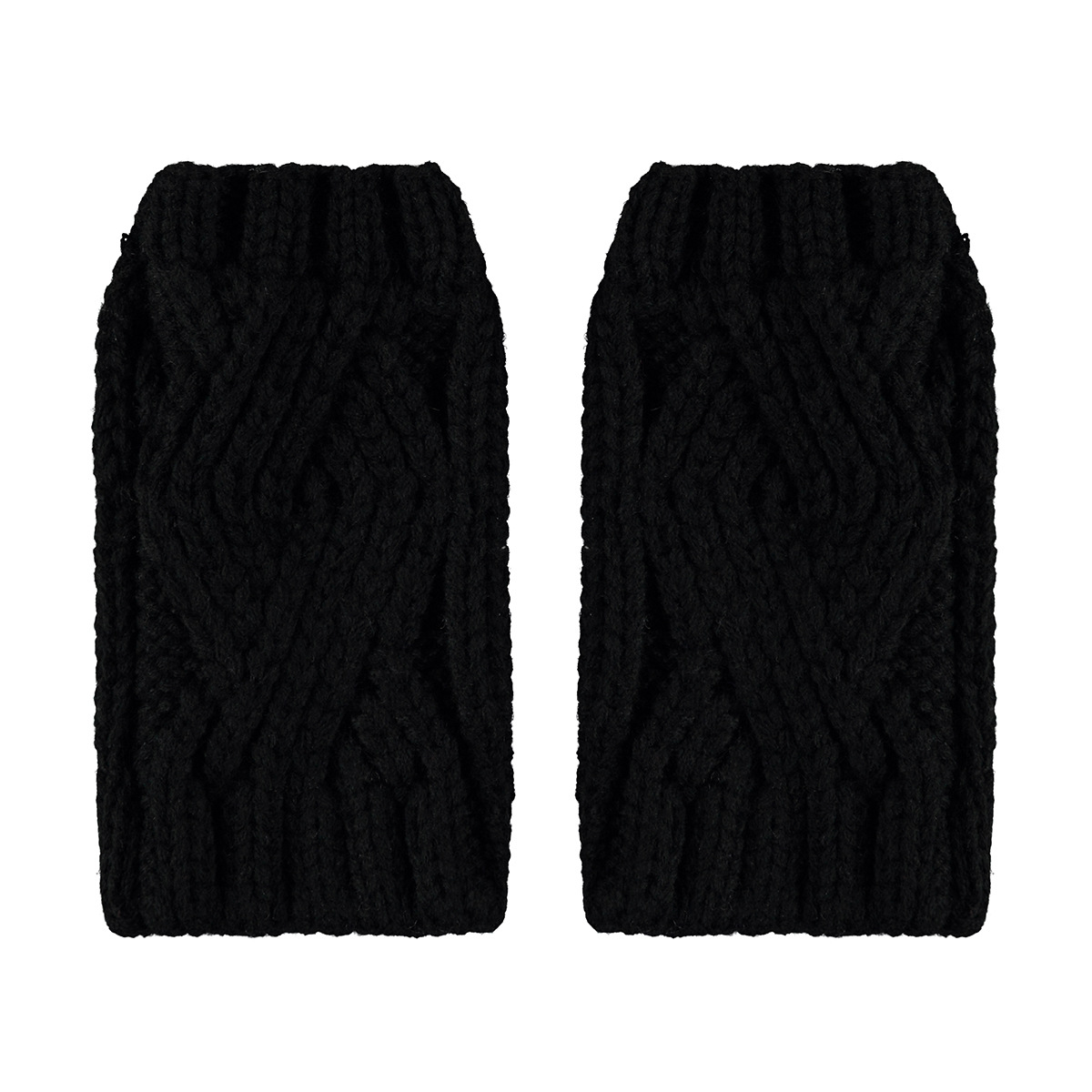 Fingerless Cable Gloves Kmart