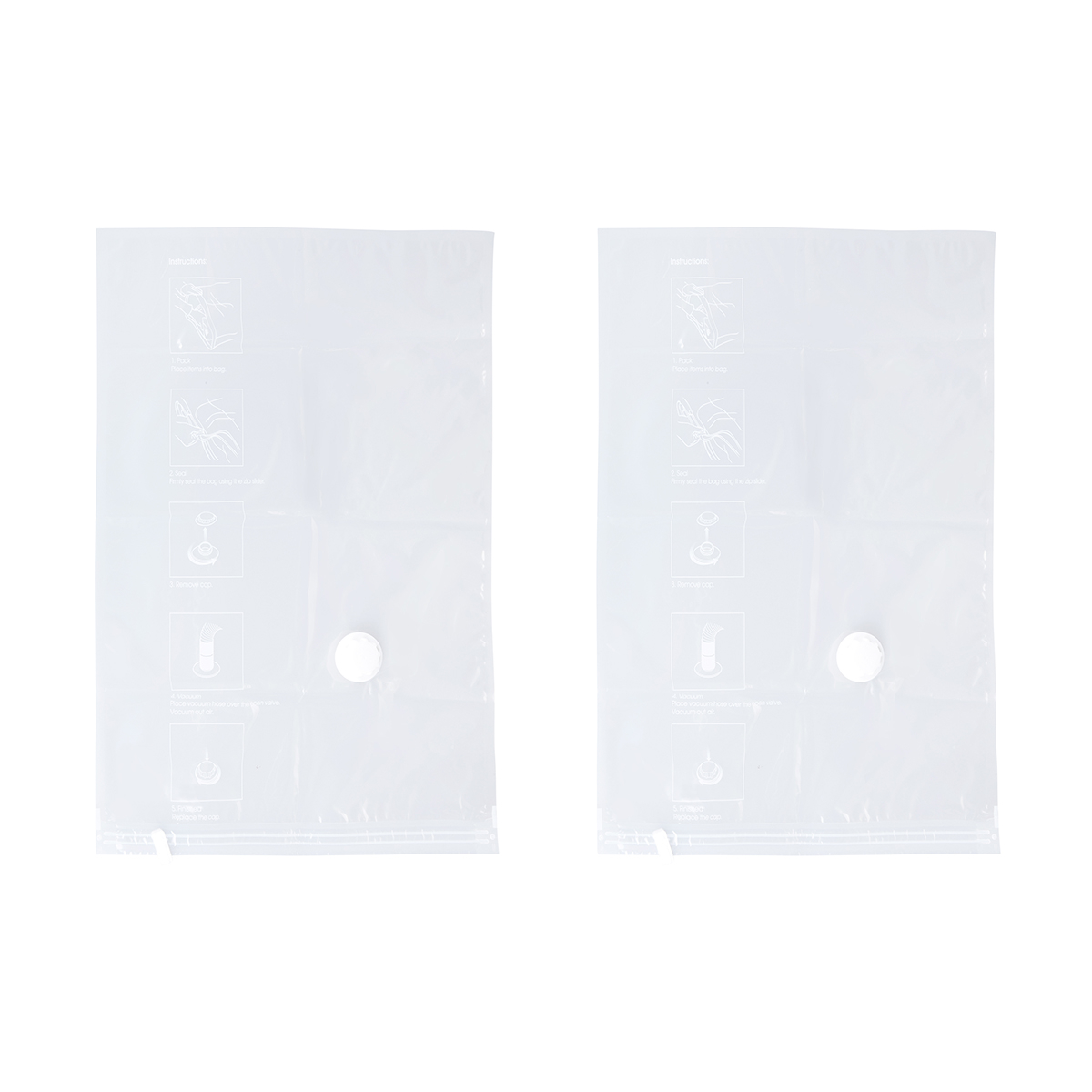 Storage Bags Medium, Set of 2 Kmart