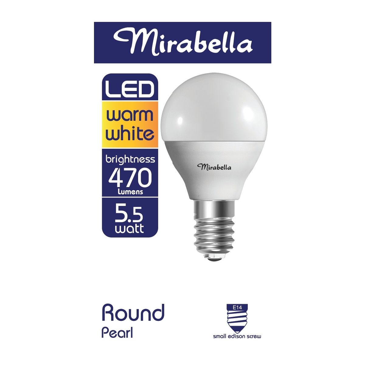 Mirabella E14 6W Round LED Bulb Kmart