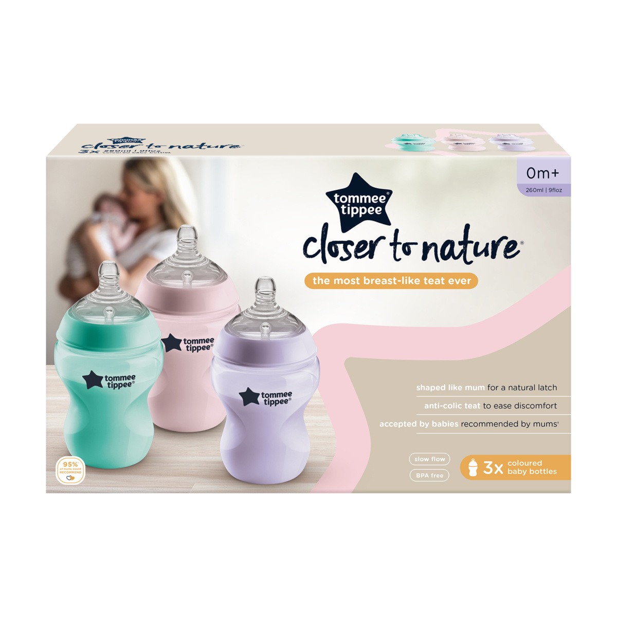 tommee tippee 260ml closer to nature baby bottles set of unique christmas gifts ideas