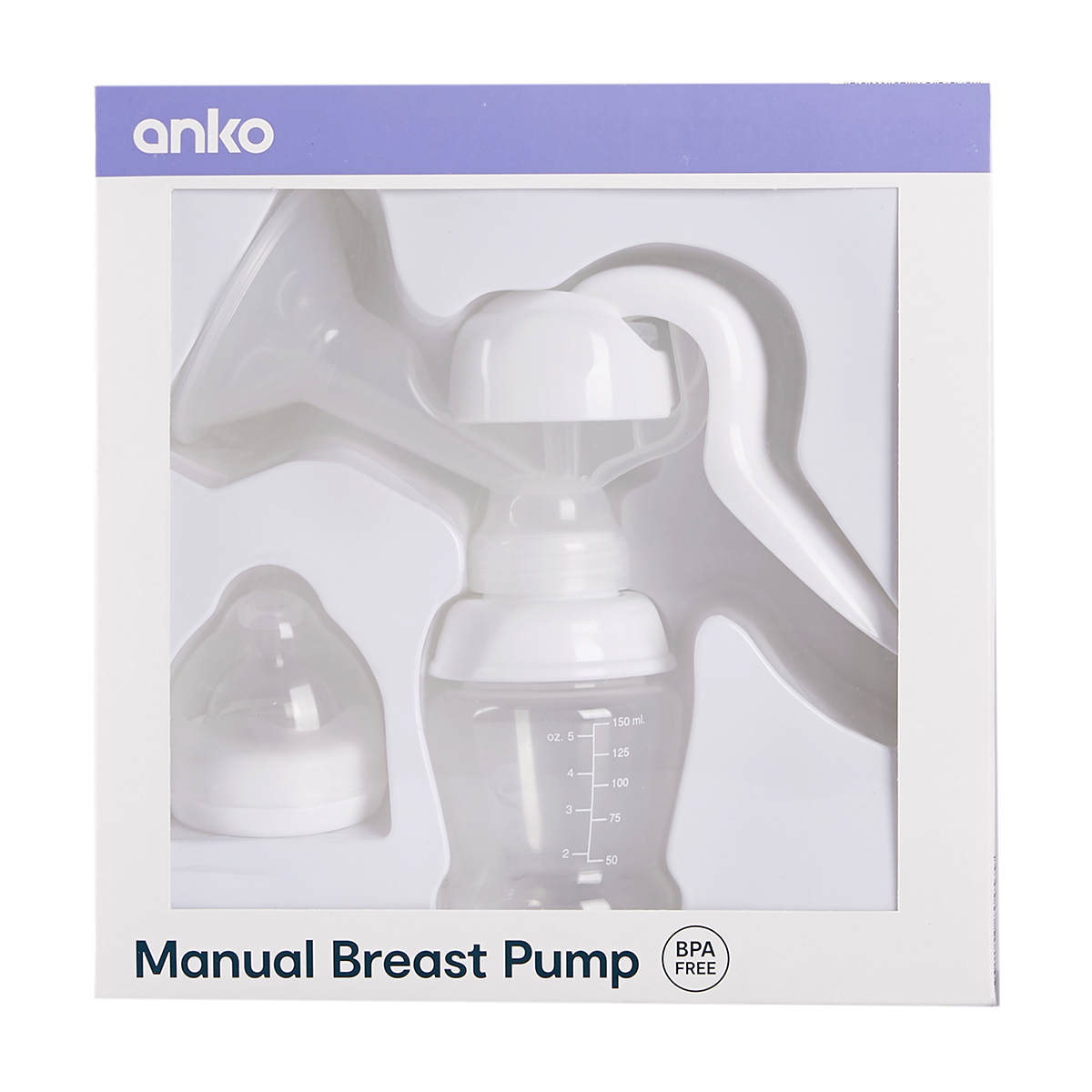 White Manual Breast Pump Kmart