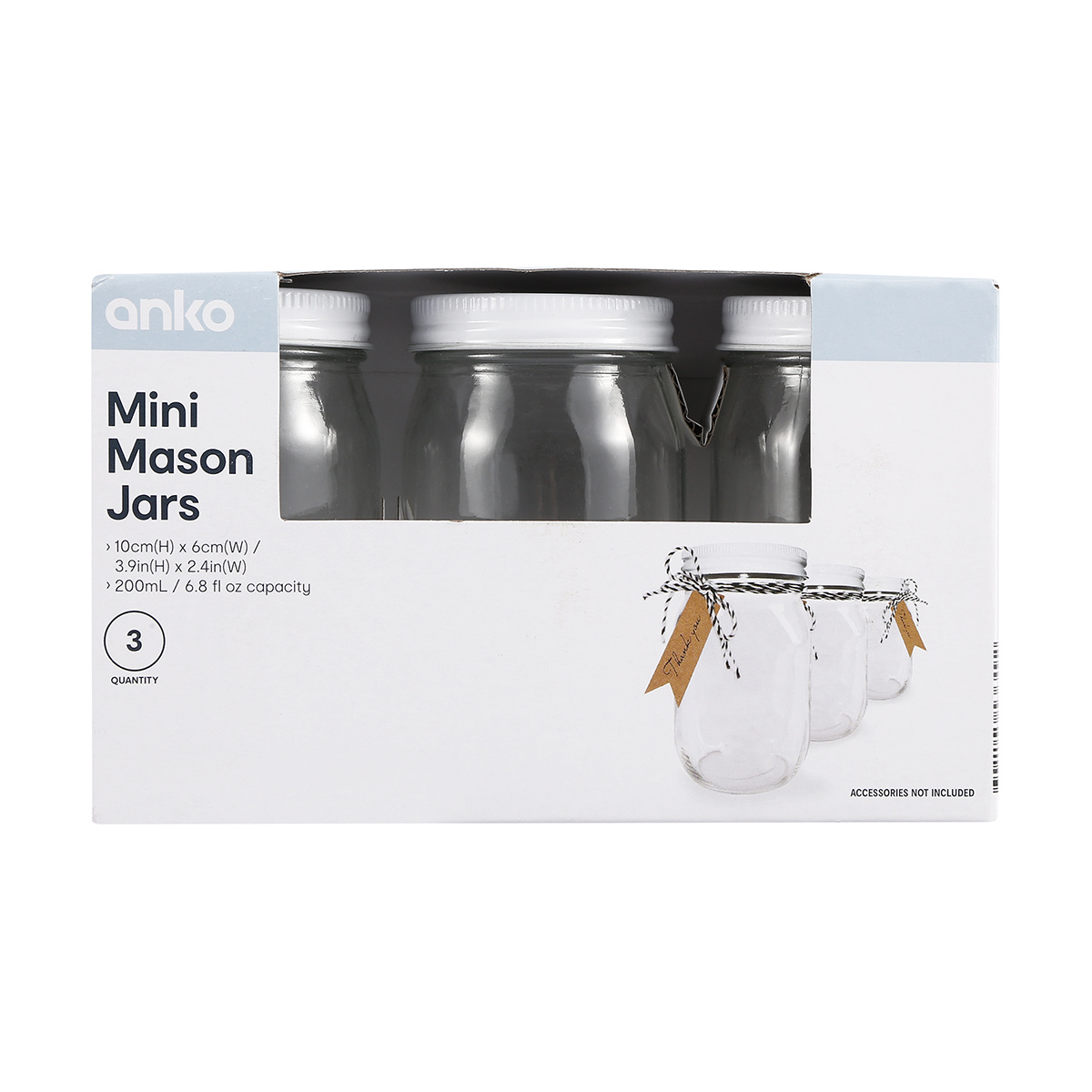 Mini Mason Jars Kmart