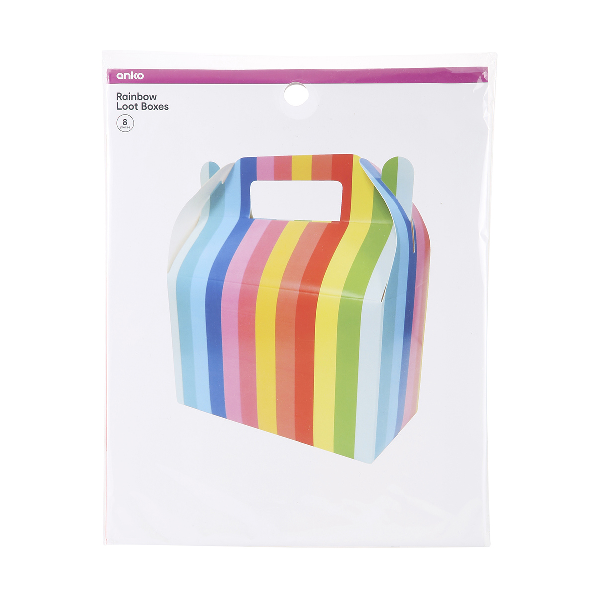 8 Pack Rainbow Loot Boxes Kmart